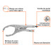 Pinza de presión 9" para filtros de aceite, TRUPER