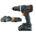 Rotomartillo 1/2", 20V, 2 baterías 2Ah, MAX