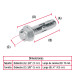 Caja con 25 taquetes expansivos de 5/8" con tornillo, FIERO