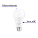 Foco LED 10W (75W) A19, sensor de luz, 6500K, VOLTECK