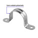 Bolsa c/5 abrazaderas tipo omega 1-1/2" p/tubo pared delgada