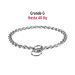 Collar de entrenamiento para perro, 55 cm, eslabón 3.5 mm