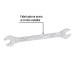 Llave española, 9/16 x 5/8" x 185 mm de largo, PRETUL