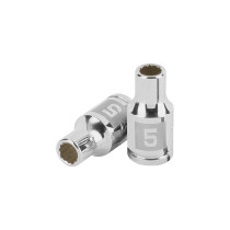 Dado de 5 mm, 12 puntas, cuadro 1/4", TRUPER