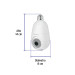Cámara de seguridad WiFi robotizada, interior, socket, 4 MP