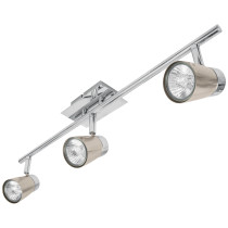 Luminario de sobreponer con 3 spots base GU10, VOLTECK