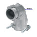 Conector curvo 1" para tubo flexible metálico, VOLTECK