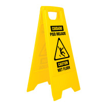 Letrero de piso resbaloso, 62 cm, KLINTEK
