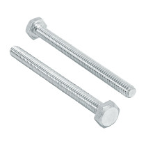 Bolsa con 50 tornillos 1/4" x 3" tipo máquina, FIERO