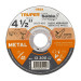 Disco abrasivo de corte preciso metal 4-1/2" x 1.2 mm,TRUPER