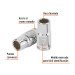 Dado de 7 mm, 12 puntas, cuadro 1/4", TRUPER