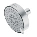 Regadera cromo 4"con 5 funciones, sin brazo, FOSET ELEMENT