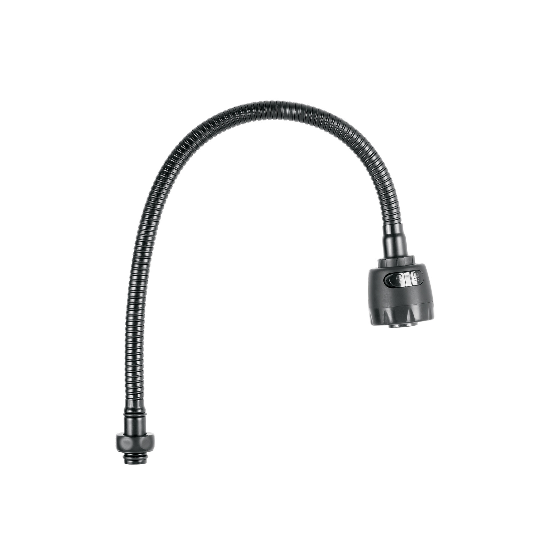 Cuello flexible para mezcladora de fregadero, negro, AQUA
