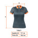 Playera polo performance para mujer, gris, G, TRUPER