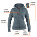 Sudadera gris para dama, talla CH, TRUPER