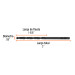 Broca HSS 1/8" Trublack para metal, TRUPER
