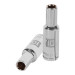 Dado largo de 10 mm, 6 puntas, cuadro 1/2", TRUPER