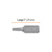 Estuche con 5 puntas torx T10 largo 1", TRUPER EXPERT