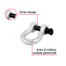 Grillete de acero forjado 3/8", FIERO