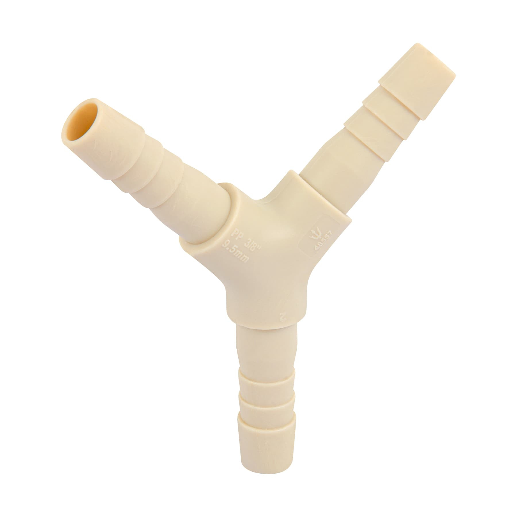 Yee inserción 3/8" de polipropileno, FOSET