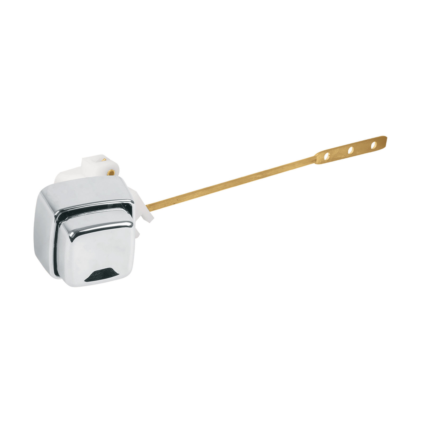 Botón frontal plástico cromado para WC, FOSET
