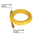 Manguera para gas, PVC amarilla, 3/8" flare, 2 m, FOSET