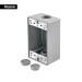 Condulet rectangular 3/4" tipo FS de 3 salidas, VOLTECK