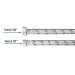 Manguera para boiler, acero inox. 1/2"H x 3/4"H, 40 cm