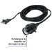 Portalámparas con cable de 4 m, VOLTECK