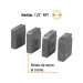 Juego de 4 peines 1-1/2" para tarrajas TA-850 y TA-851