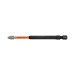 Estuche con 5 puntas de cruz PH2 de impacto largo 4"