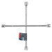Llave de cruz 16" pulida y cromada, TRUPER