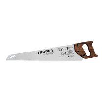 Serrucho Rapid 22", 7 DPP, mango de madera, TRUPER