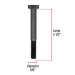Bolsa con 60 tornillos 5/16" x 2-1/2" acero grado 5, FIERO