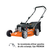 Podadora con motor a gasolina de 4 HP, 18" de corte, Truper