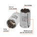 Dado de 11/16", 12 puntas, cuadro 1/2", TRUPER