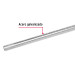 Varilla roscada de 1 m x 7/8", FIERO