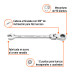 Llave combinada con matraca 8 mm flexible, EXPERT