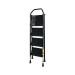 Escalerilla tubular, plegable, 4 peldaños, TRUPER