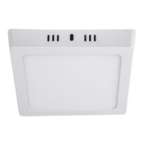 Luminario LED plafón 12W 6500K, cuadrado, blanco, VOLTECK