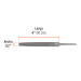 Lima plana bastarda 4", TRUPER