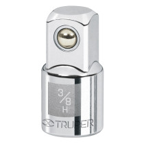 Adaptador para matraca de cuadro 3/8" a cuadro 1/2", TRUPER