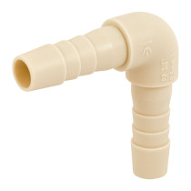 Codo 90° inserción de 3/8" de polipropileno, FOSET