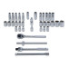 Juego de 36 herramientas cuadro 1/2" mm para mecánico