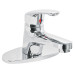 Monomando lavabo, ABS, nariz recta, con cubierta, BASIC