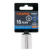 Dado de 16 mm, 6 puntas, cuadro 3/8", TRUPER