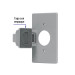 Placa contacto redondo, policarbonato,p/intemperie, Standard