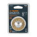 Carda circular 2" alambre grueso para taladro, TRUPER