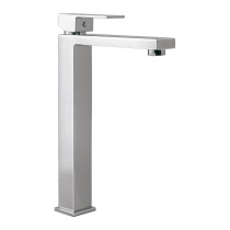 Monomando alto para lavabo, cromo, FOSET KUBO
