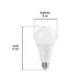 Foco LED 18W (125W) A25, 6500K blanca fría, 1800 lm, BASIC